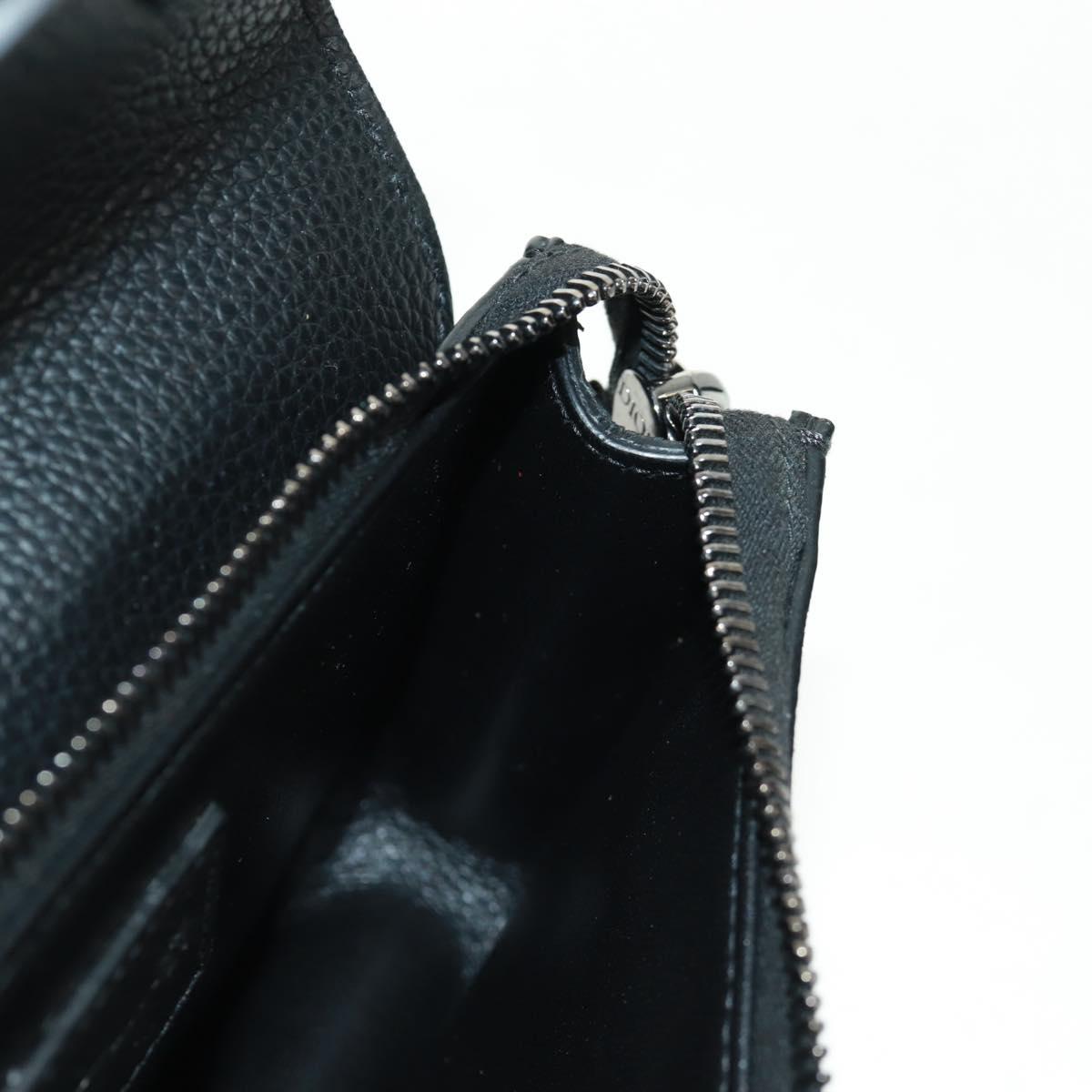 Christian Dior Cactus Jack Arm Pouch Mini Bag Pouch Leather Black Auth mr1963V