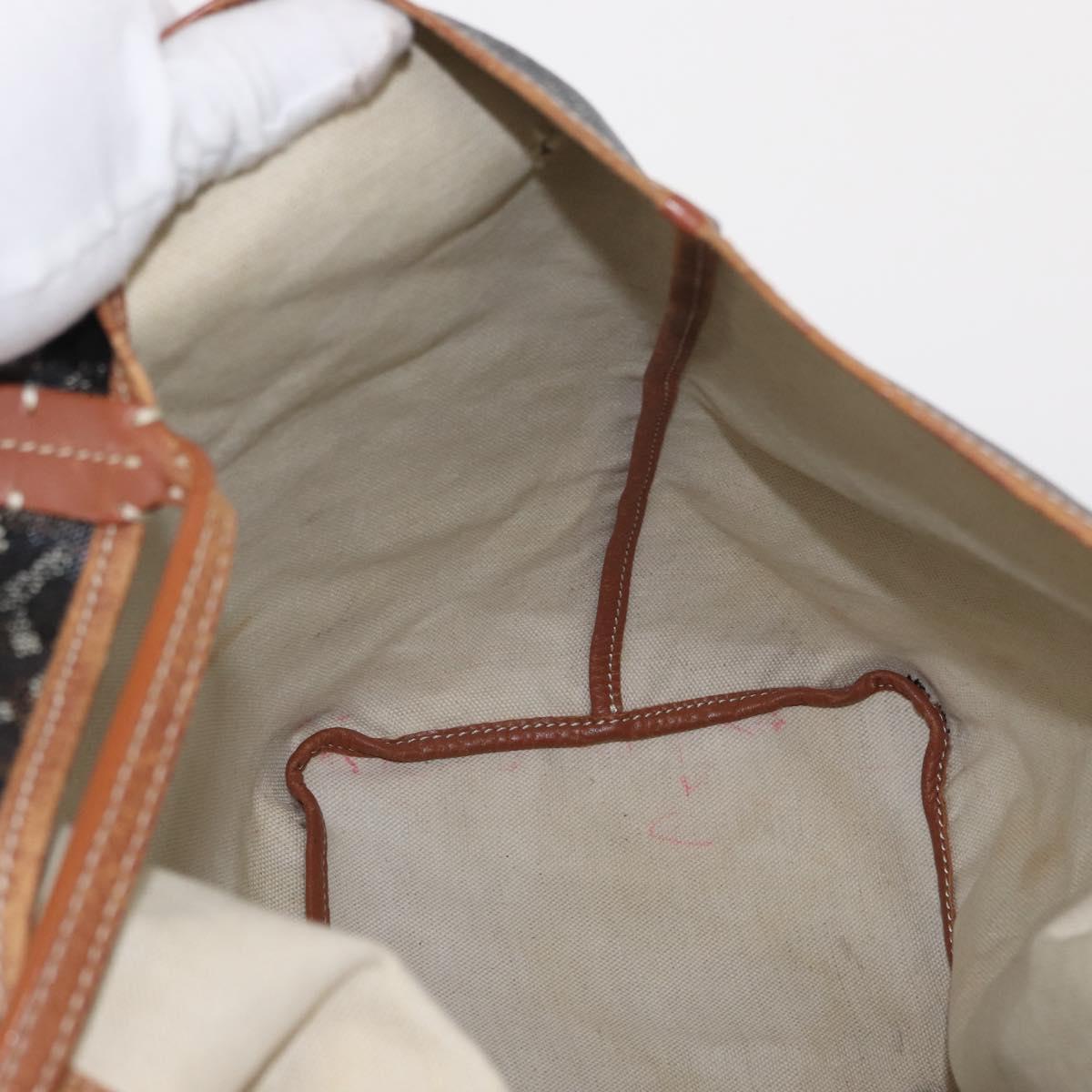 GOYARD Herringbone Saint Louis GM Tote Bag PVC Brown Auth mr1969