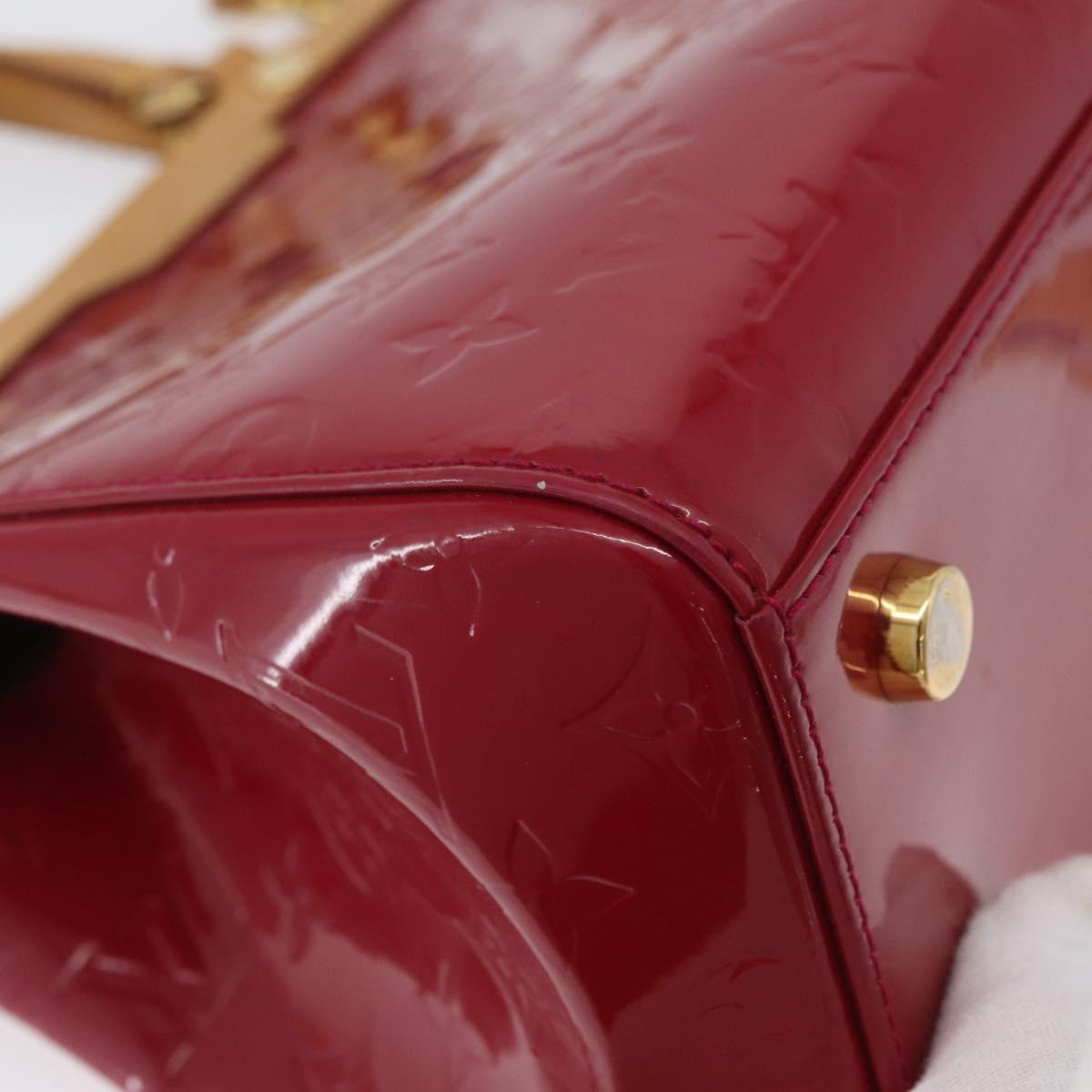 LOUIS VUITTON Monogram Vernis Blair MM Bag 2way Rose Andian M91798 Auth mr1990
