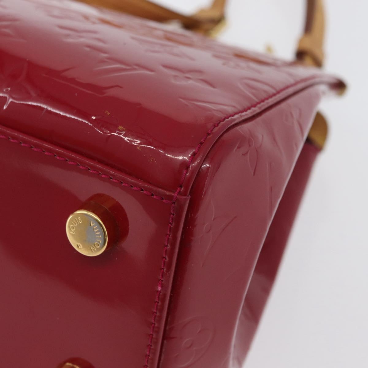 LOUIS VUITTON Monogram Vernis Blair MM Bag 2way Rose Andian M91798 Auth mr1990
