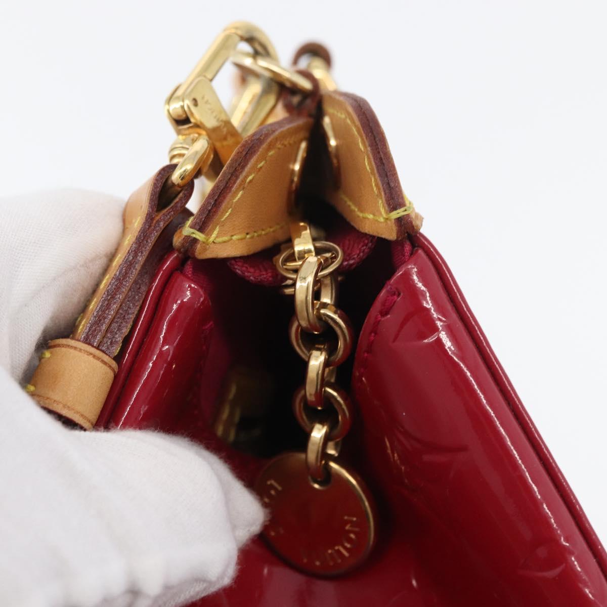 LOUIS VUITTON Monogram Vernis Blair MM Bag 2way Rose Andian M91798 Auth mr1990