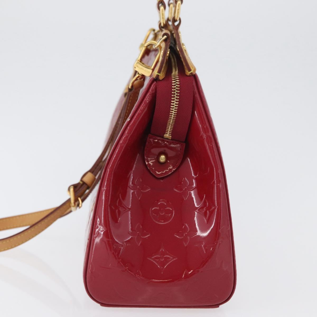 LOUIS VUITTON Monogram Vernis Blair MM Bag 2way Rose Andian M91798 Auth mr1990