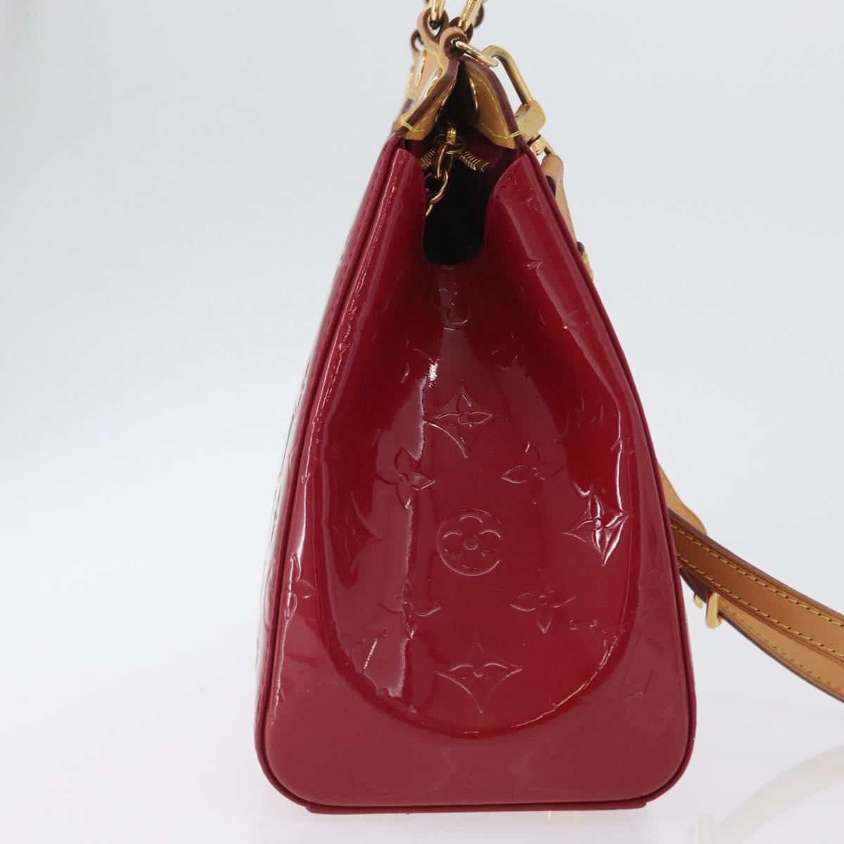 LOUIS VUITTON Monogram Vernis Blair MM Bag 2way Rose Andian M91798 Auth mr1990