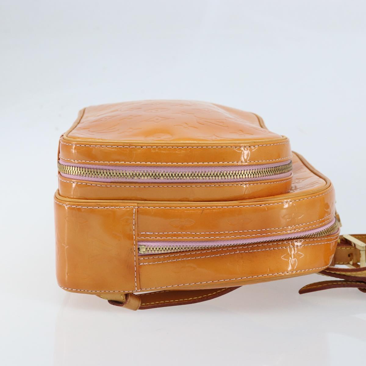 LOUIS VUITTON Monogram Vernis Marley Backpack Pink M91039 LV Auth mr1994