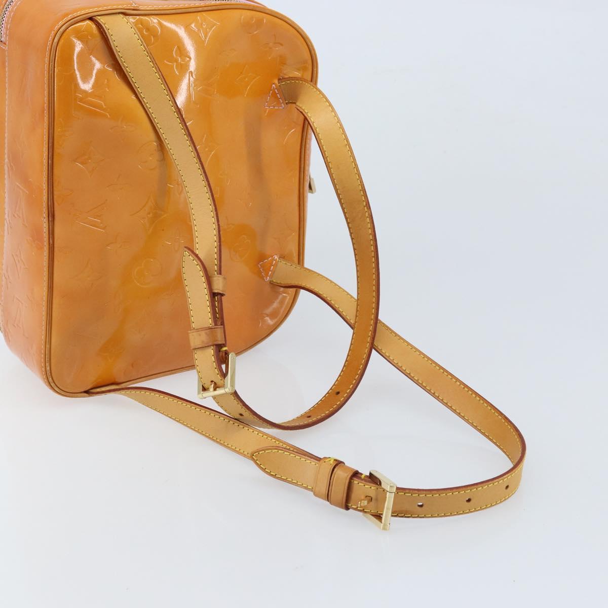 LOUIS VUITTON Monogram Vernis Marley Backpack Pink M91039 LV Auth mr1994