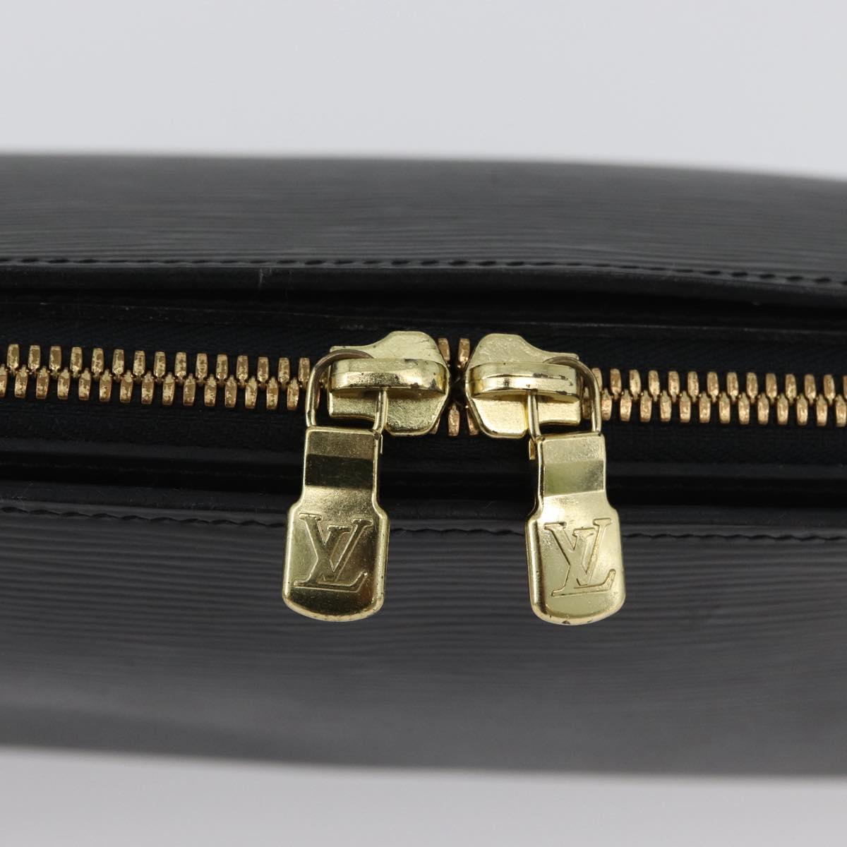 LOUIS VUITTON Epi Dauphine GM Cosmetic Pouch Black M48432 LV Auth mr1997