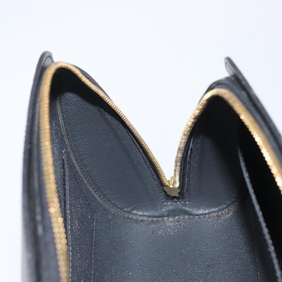 LOUIS VUITTON Epi Dauphine GM Cosmetic Pouch Black M48432 LV Auth mr1997