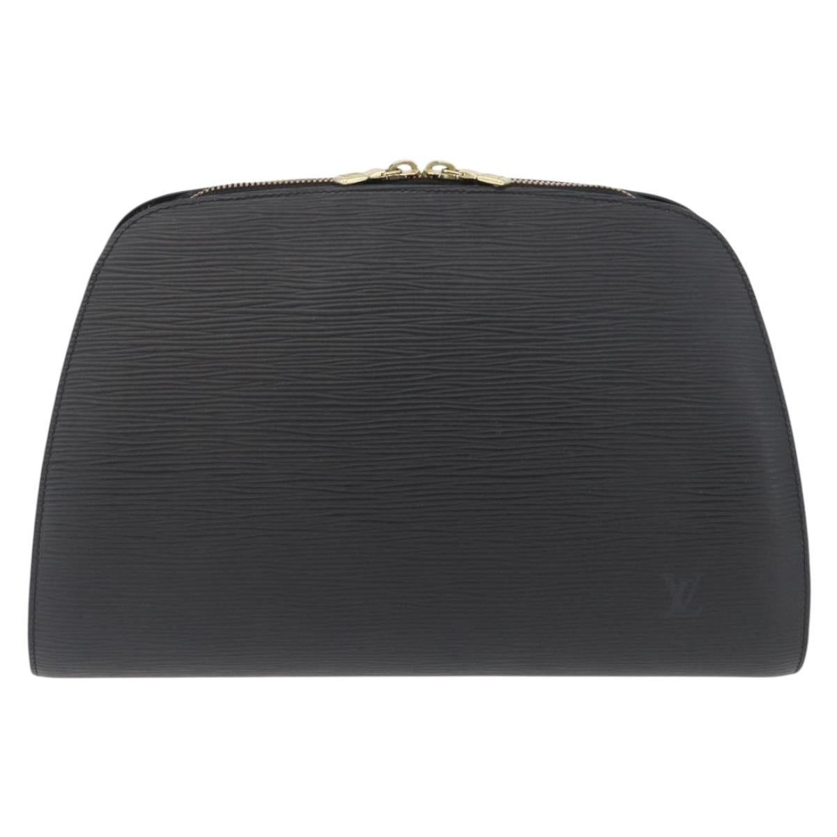 LOUIS VUITTON Epi Dauphine GM Cosmetic Pouch Black M48432 LV Auth mr1997