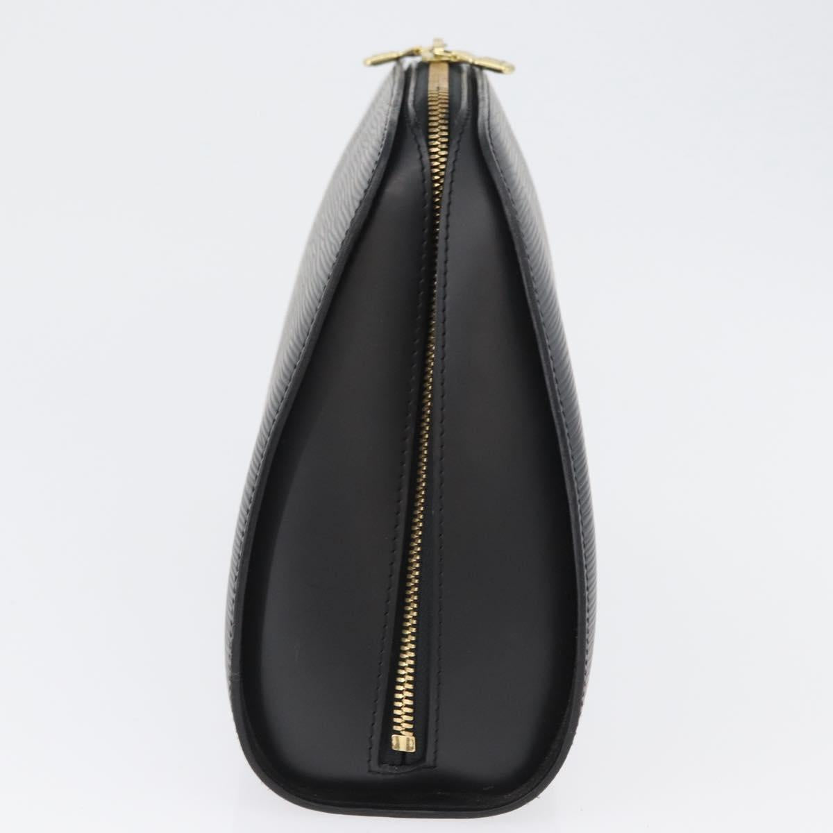 LOUIS VUITTON Epi Dauphine GM Cosmetic Pouch Black M48432 LV Auth mr1997