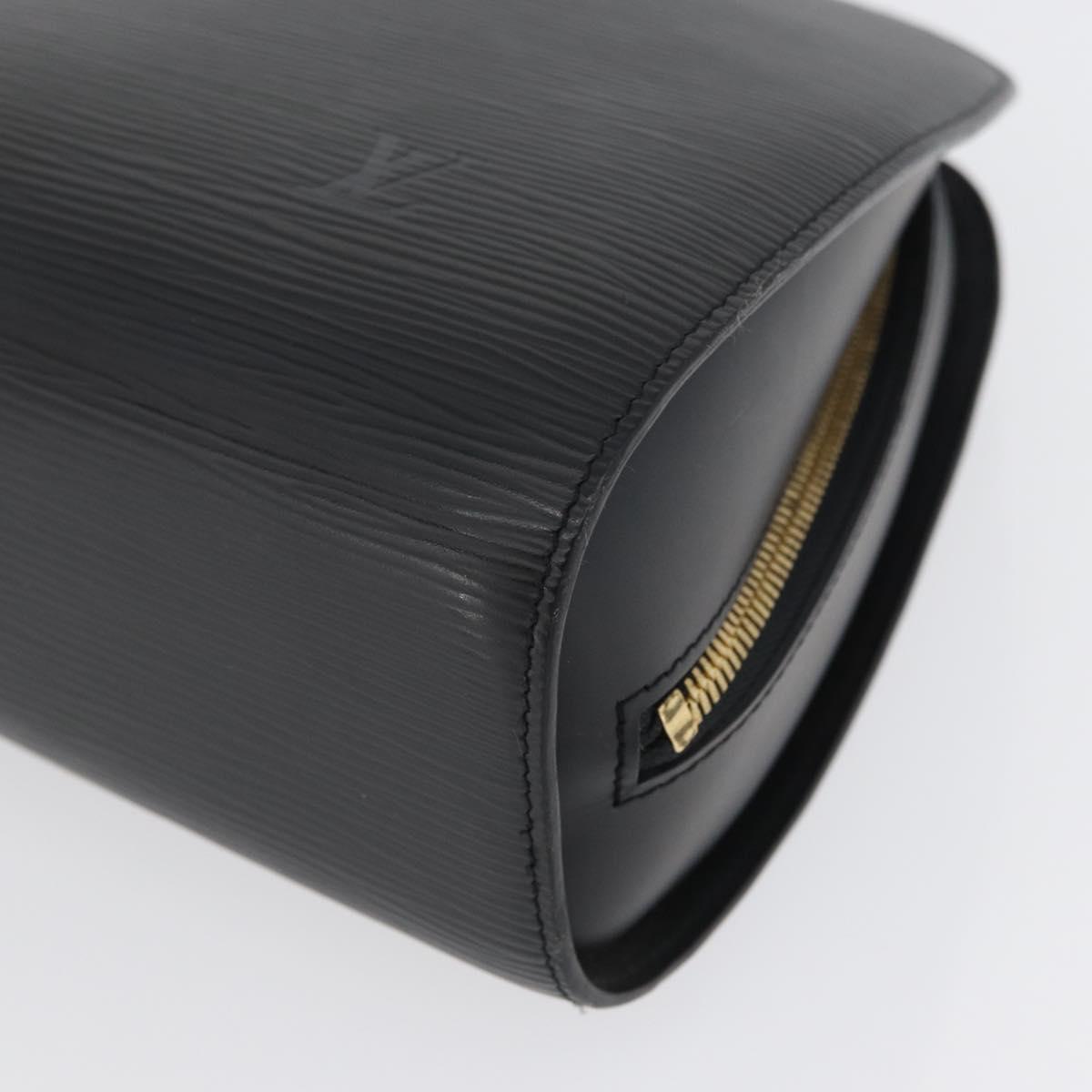 LOUIS VUITTON Epi Dauphine GM Cosmetic Pouch Black M48432 LV Auth mr1997