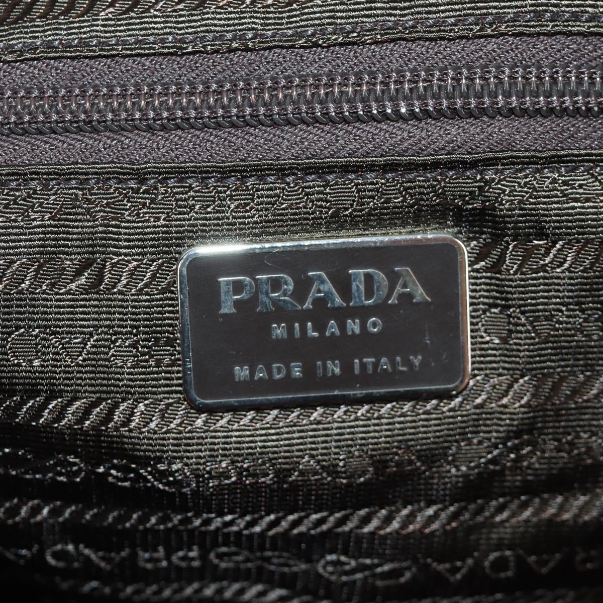 PRADA Backpack Nylon Red Silver Auth mr2001V