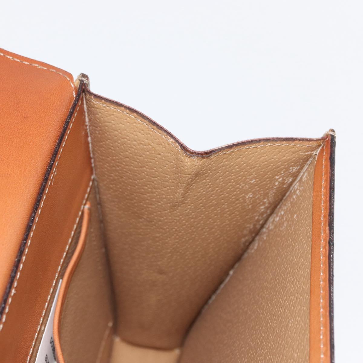 CELINE Macadam Canvas Hand Bag PVC Beige Gold Auth mr2012