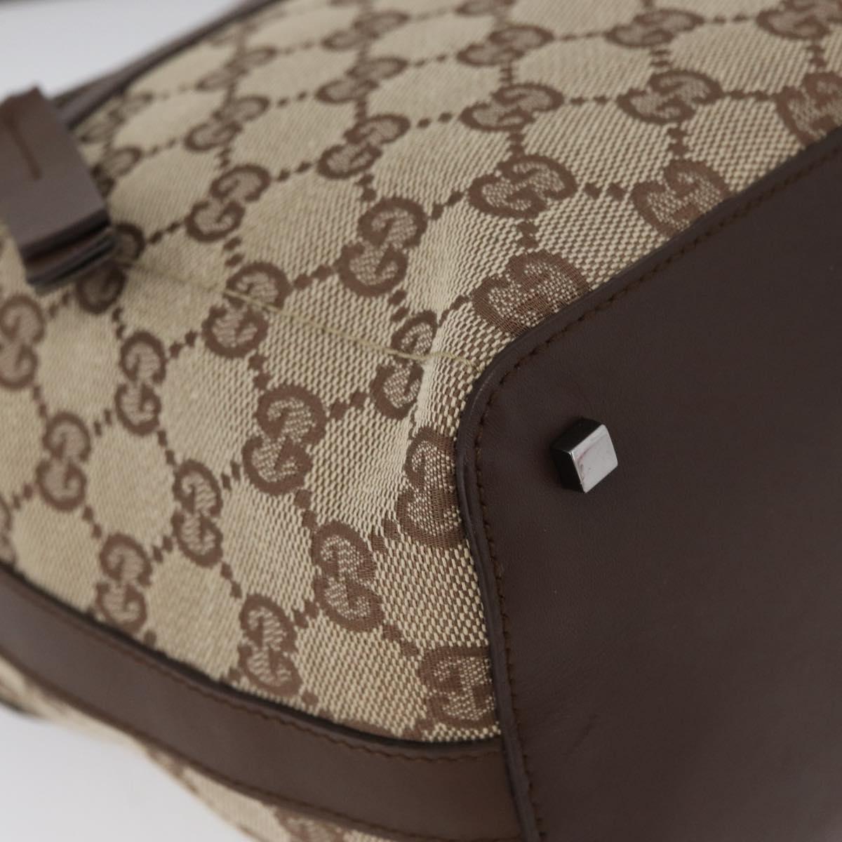 GUCCI GG Canvas Shoulder Bag Beige 001 4299 Auth mr2016