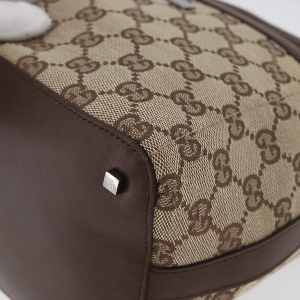 GUCCI GG Canvas Shoulder Bag Beige 001 4299 Auth mr2016