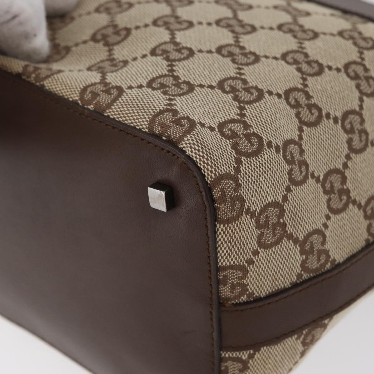 GUCCI GG Canvas Shoulder Bag Beige 001 4299 Auth mr2016