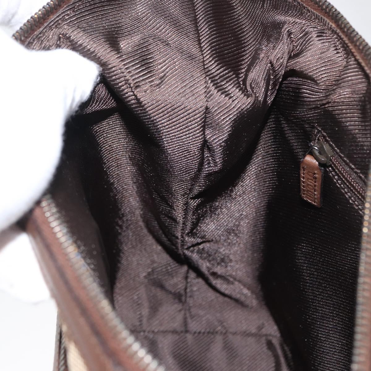 GUCCI GG Canvas Shoulder Bag Beige 001 4299 Auth mr2016