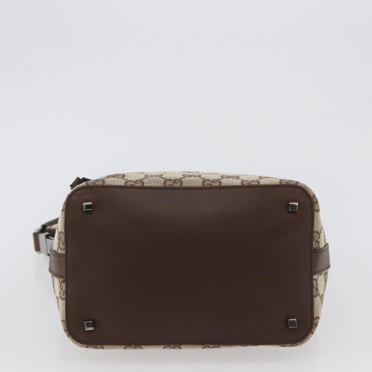 GUCCI GG Canvas Shoulder Bag Beige 001 4299 Auth mr2016