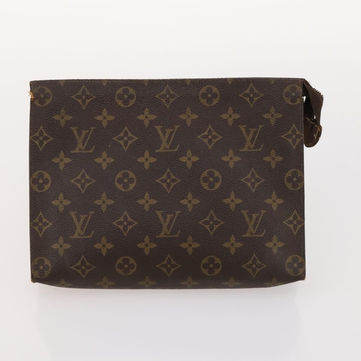 LOUIS VUITTON Monogram Clutch Bag 4 Set LV Auth mr2115