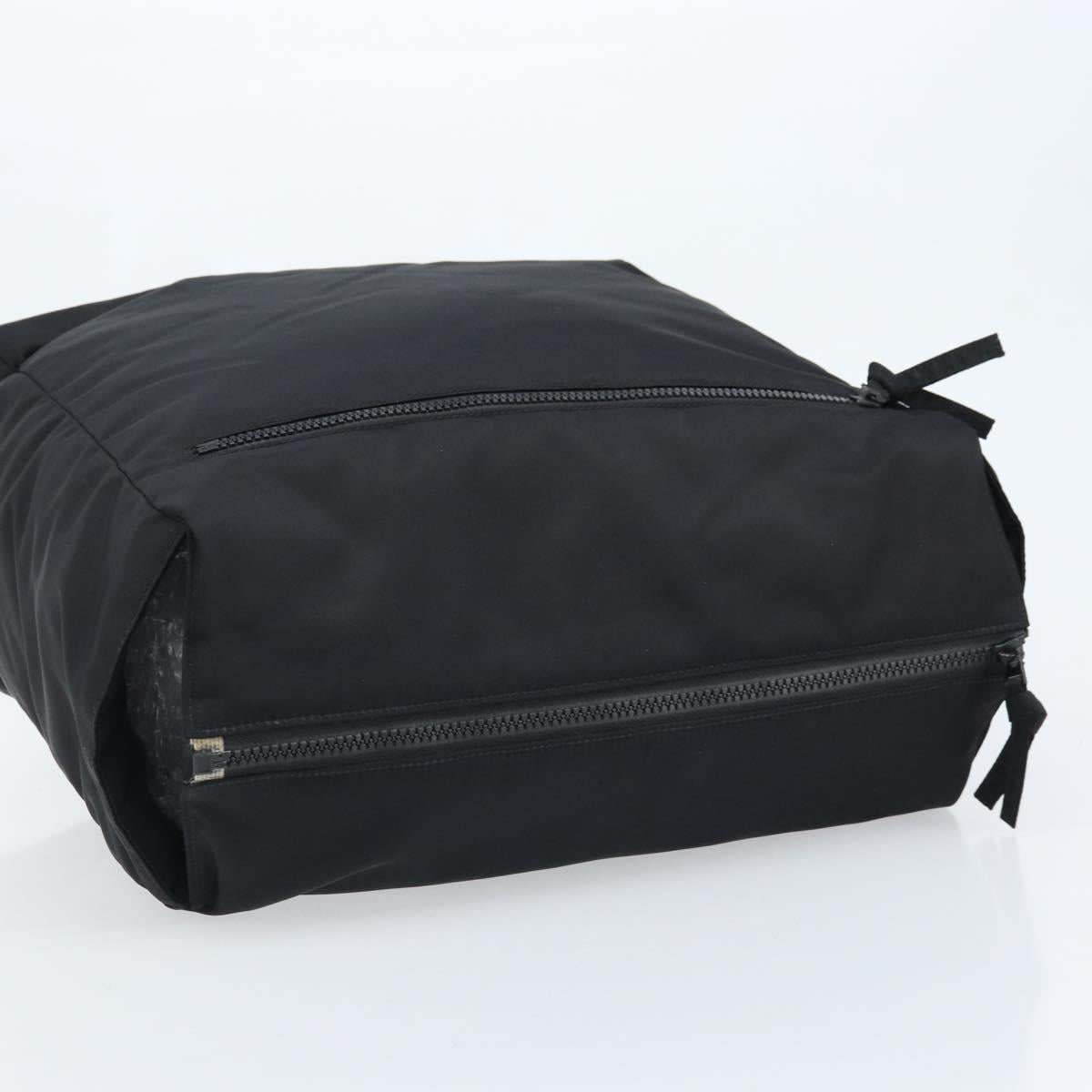 BOTTEGA VENETA Clutch Bag Nylon Black Auth mr2132