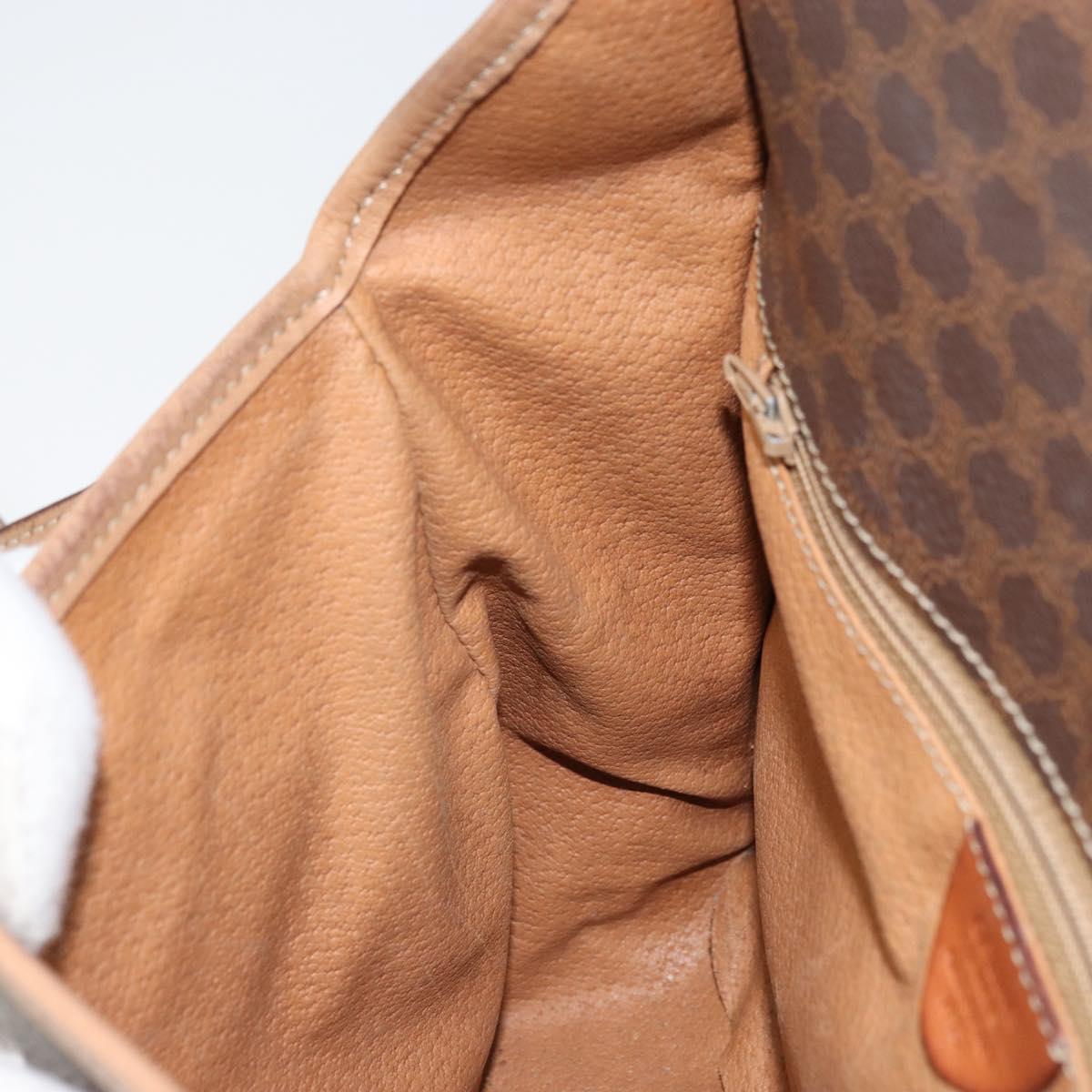 CELINE Macadam Canvas Shoulder Bag PVC Leather Auth mr2142