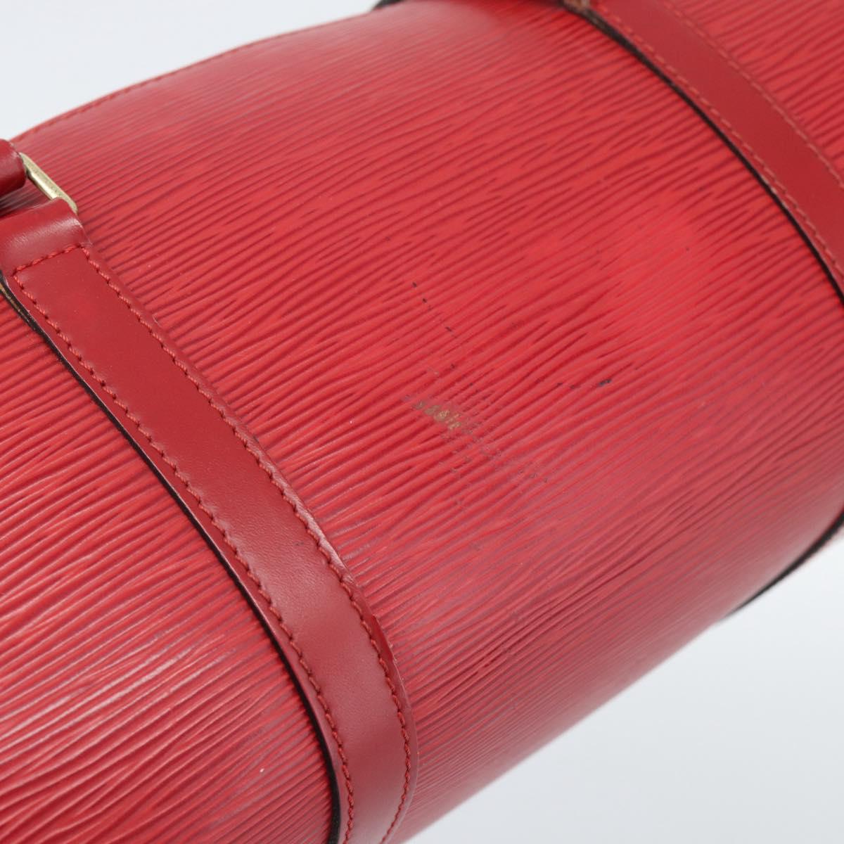 LOUIS VUITTON Epi Soufflot Hand Bag Red M52227 LV Auth mr2144A