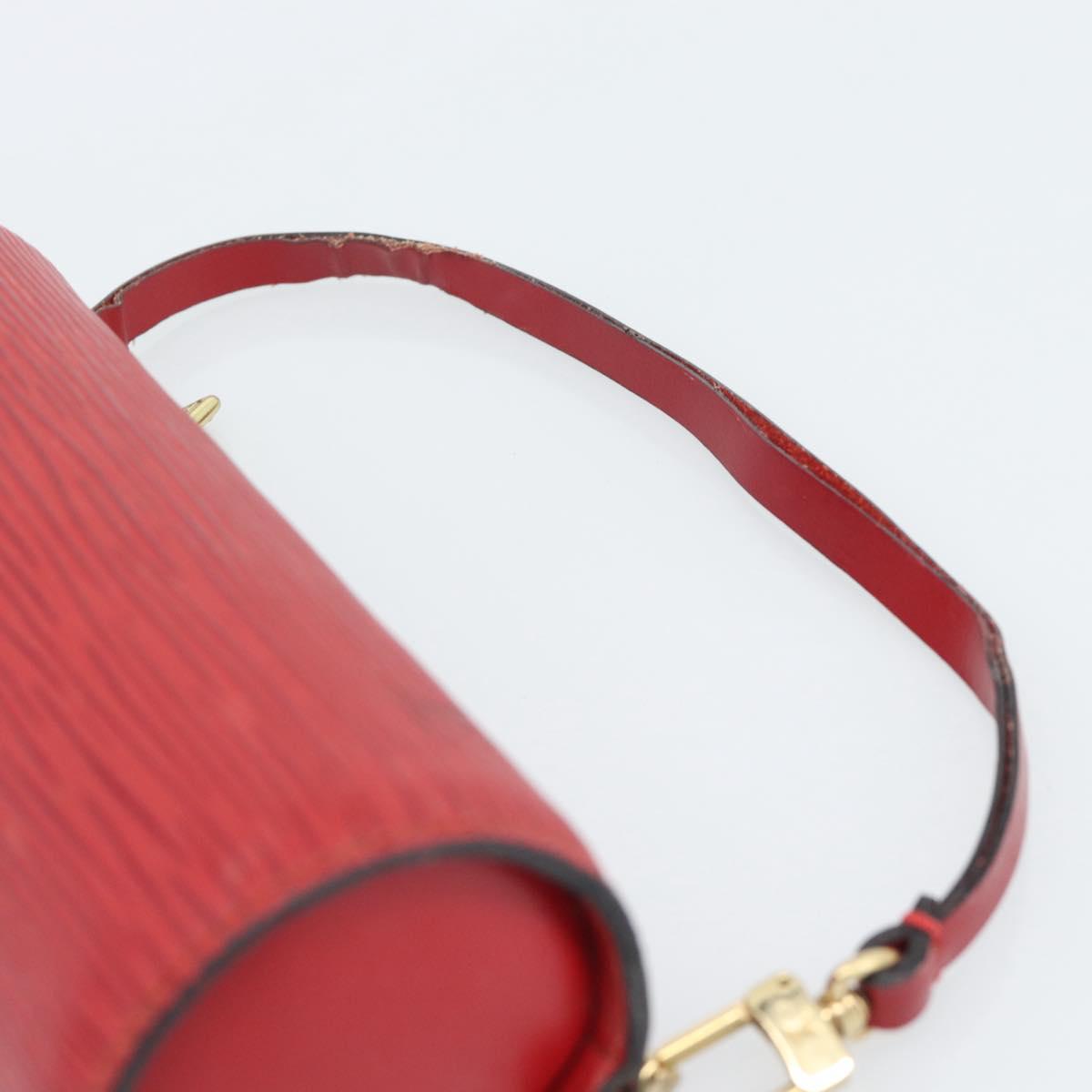 LOUIS VUITTON Epi Soufflot Hand Bag Red M52227 LV Auth mr2144A