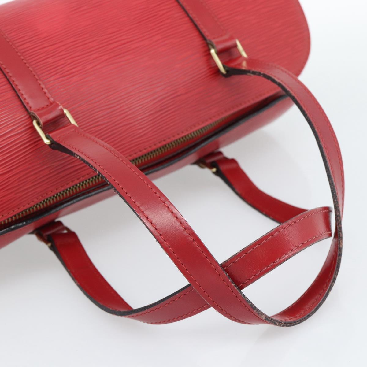 LOUIS VUITTON Epi Soufflot Hand Bag Red M52227 LV Auth mr2144A