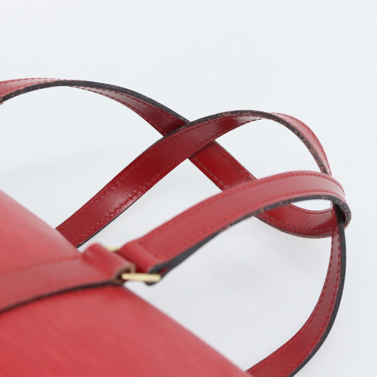 LOUIS VUITTON Epi Soufflot Hand Bag Red M52227 LV Auth mr2144A