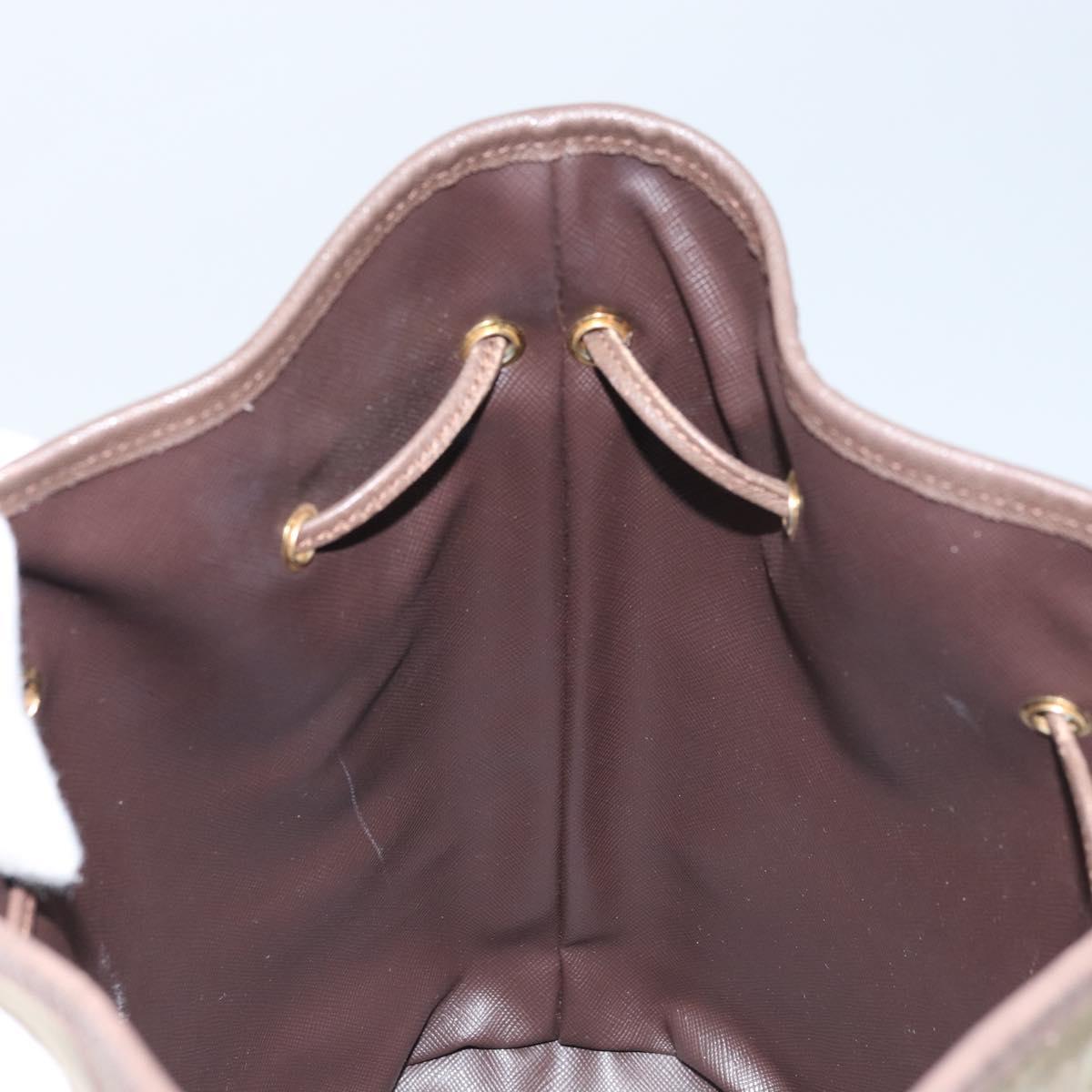 Burberrys Nova Check Shoulder Bag Beige Gold Auth mr2149