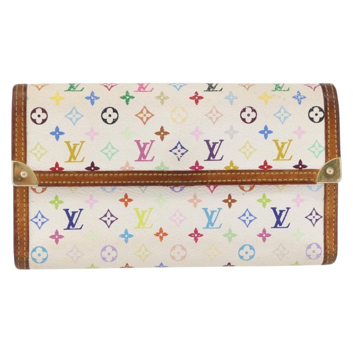LOUIS VUITTON Multicolor Porte Tresor International Wallet M92659 LV Auth mr2155
