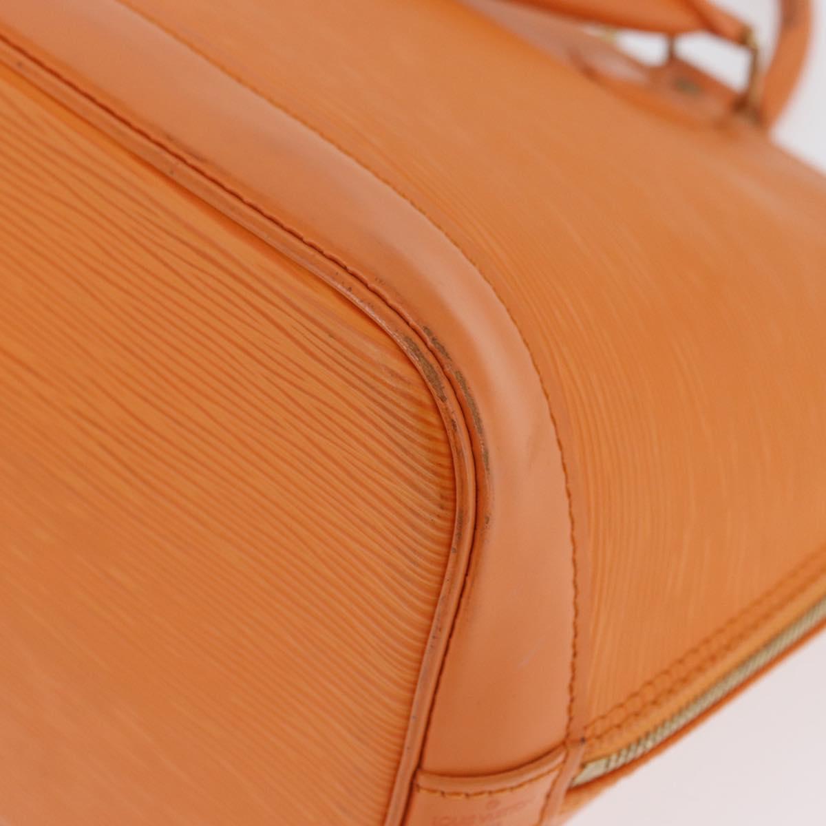 LOUIS VUITTON Epi Alma Hand Bag Orange Mandarin M5214H LV Auth mr2163