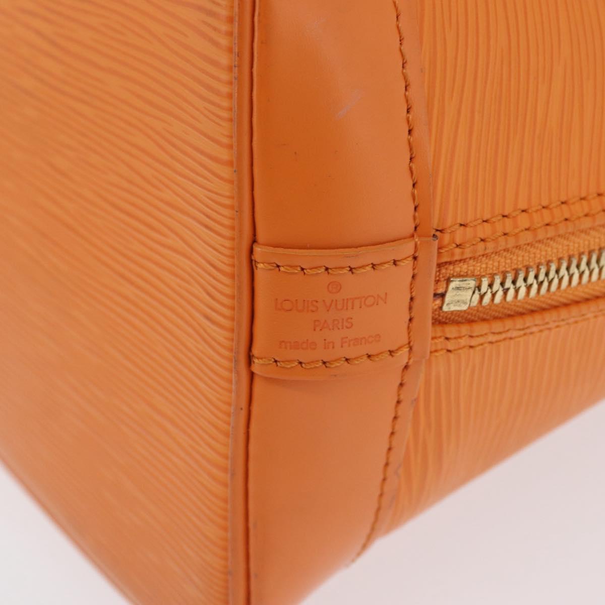 LOUIS VUITTON Epi Alma Hand Bag Orange Mandarin M5214H LV Auth mr2163