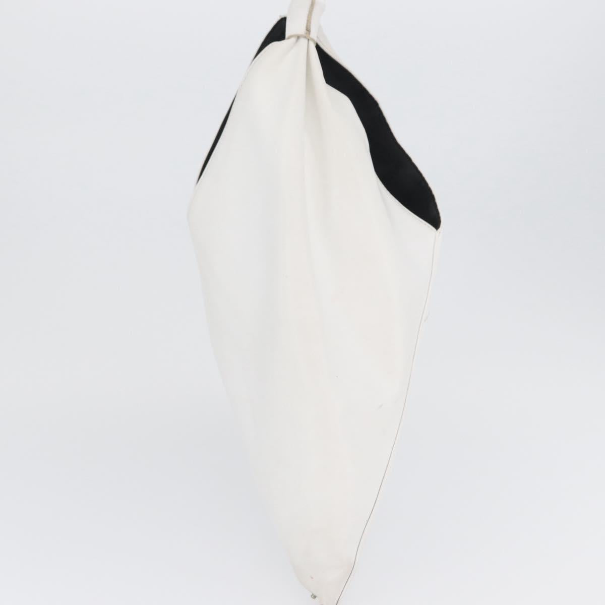Maison Margiela Hand Bag Leather White Auth mr2179