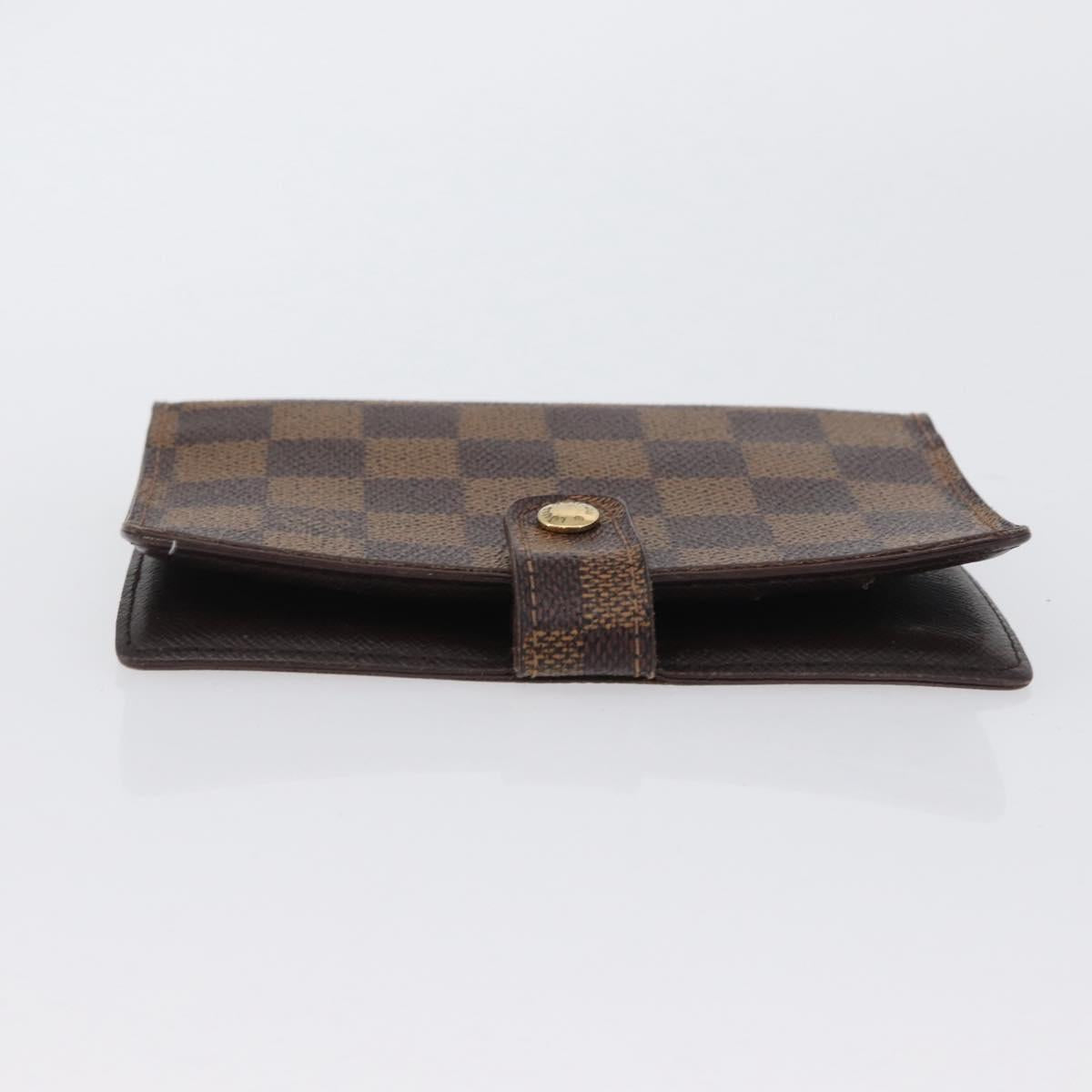 LOUIS VUITTON Damier Ebene Agenda PM Day Planner Cover R20700 LV Auth mr2184