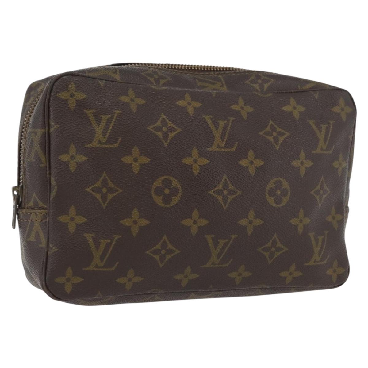 LOUIS VUITTON Monogram Trousse Toilette 23 Clutch Bag M47524 LV Auth mr2186