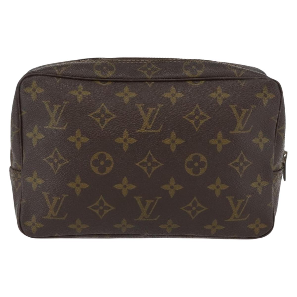 LOUIS VUITTON Monogram Trousse Toilette 23 Clutch Bag M47524 LV Auth mr2186