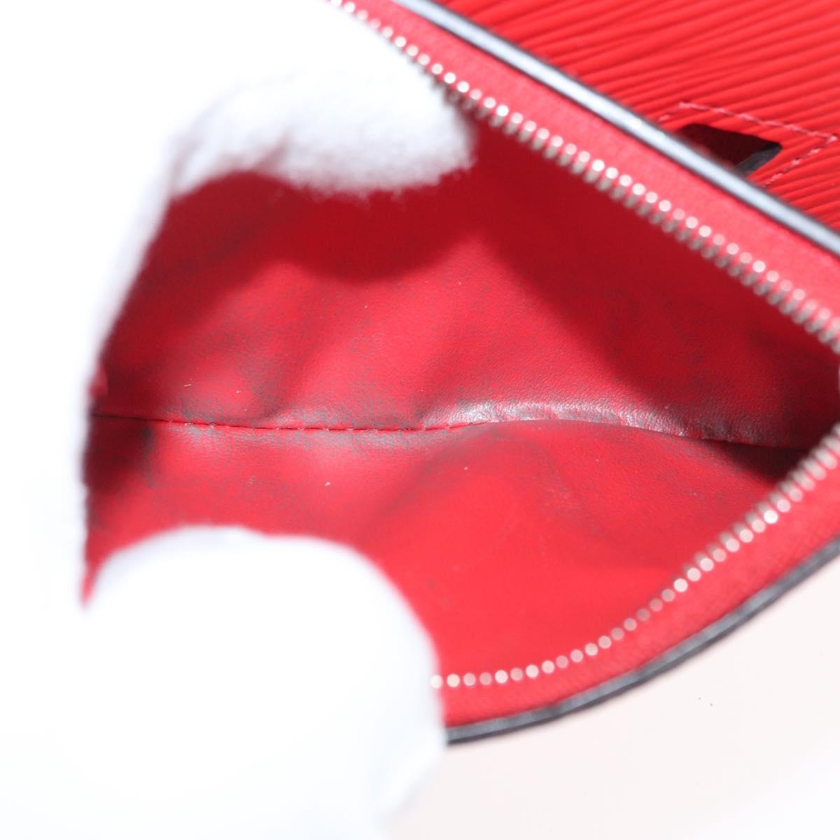LOUIS VUITTON Epi Portefeuille Twist Wallet Red M64413 LV Auth mr2190