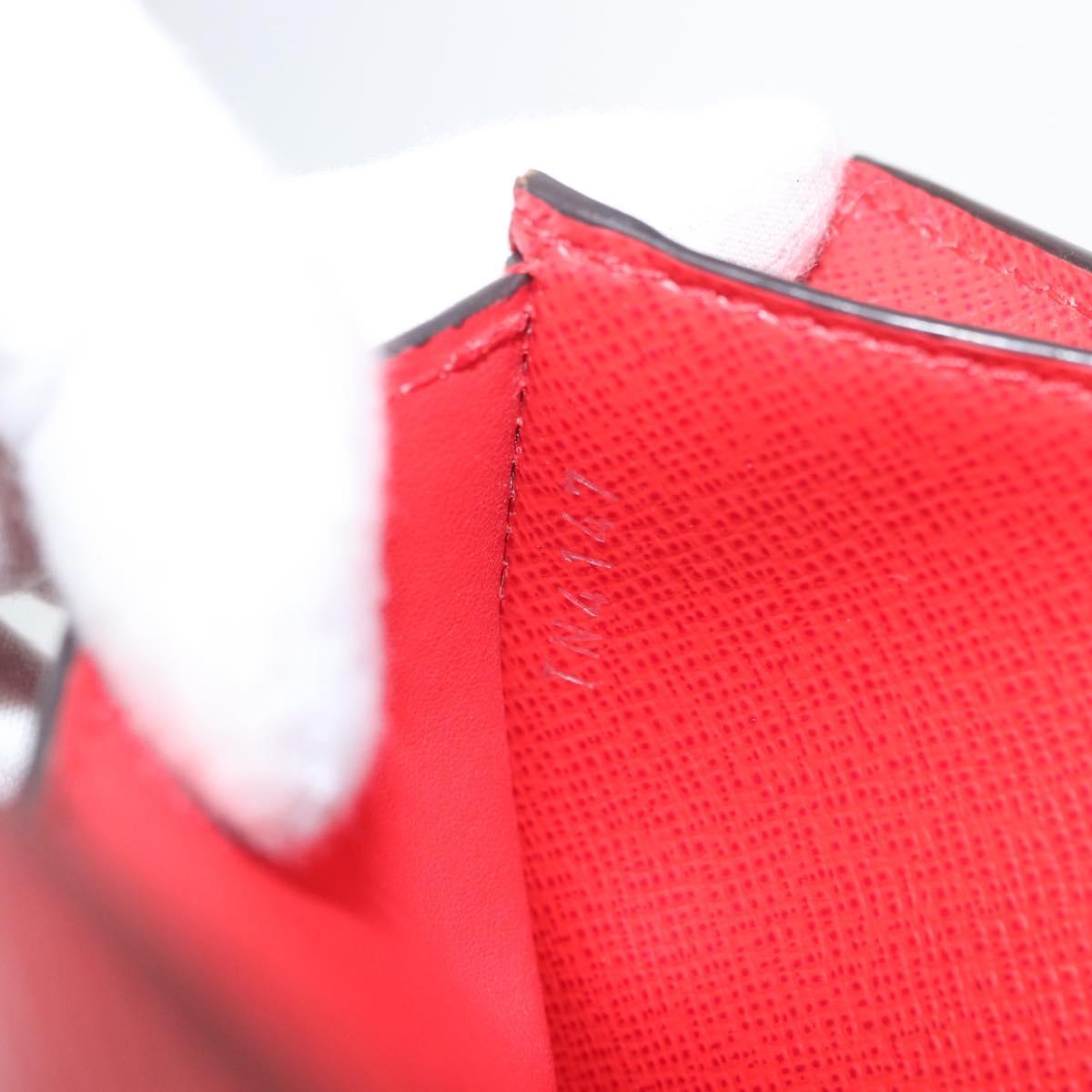 LOUIS VUITTON Epi Portefeuille Twist Wallet Red M64413 LV Auth mr2190