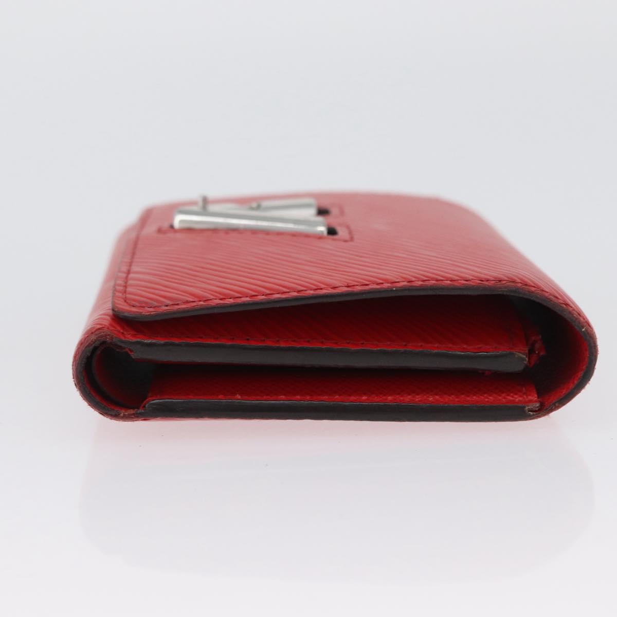 LOUIS VUITTON Epi Portefeuille Twist Wallet Red M64413 LV Auth mr2190