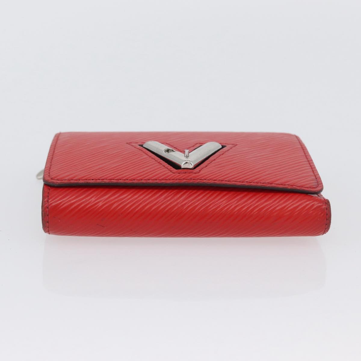 LOUIS VUITTON Epi Portefeuille Twist Wallet Red M64413 LV Auth mr2190