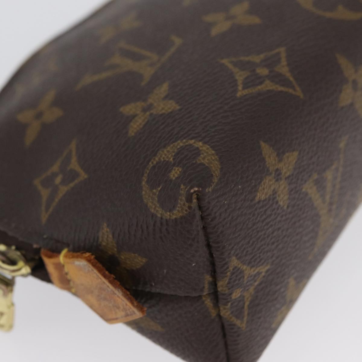 LOUIS VUITTON Monogram Pochette Cosmetic PM Pouch M43998 LV Auth mr2191