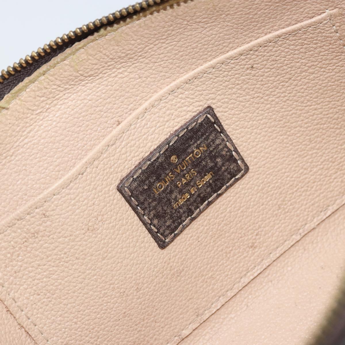 LOUIS VUITTON Monogram Idylle Pochette Pouch Brown M40375 LV Auth mr2216