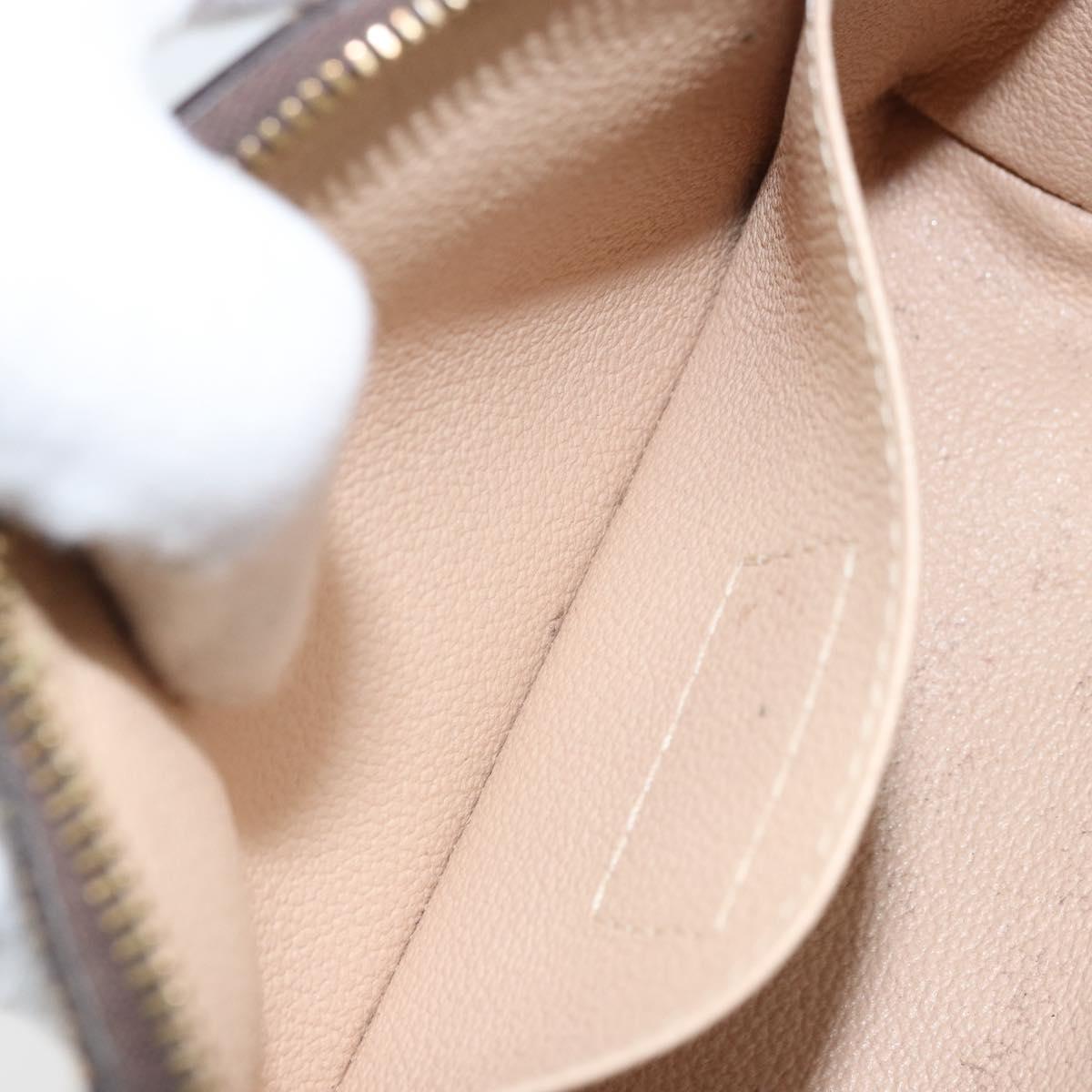 LOUIS VUITTON Monogram Idylle Pochette Pouch Brown M40375 LV Auth mr2216