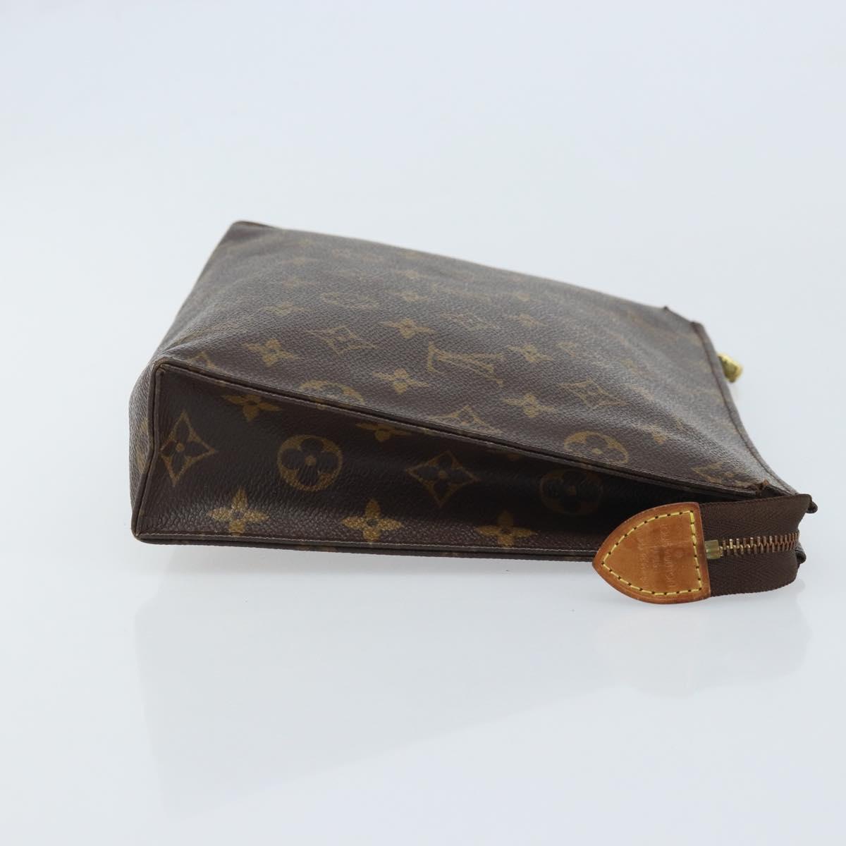 LOUIS VUITTON Monogram Poche Toilette 26 Pouch M47542 LV Auth mr2218