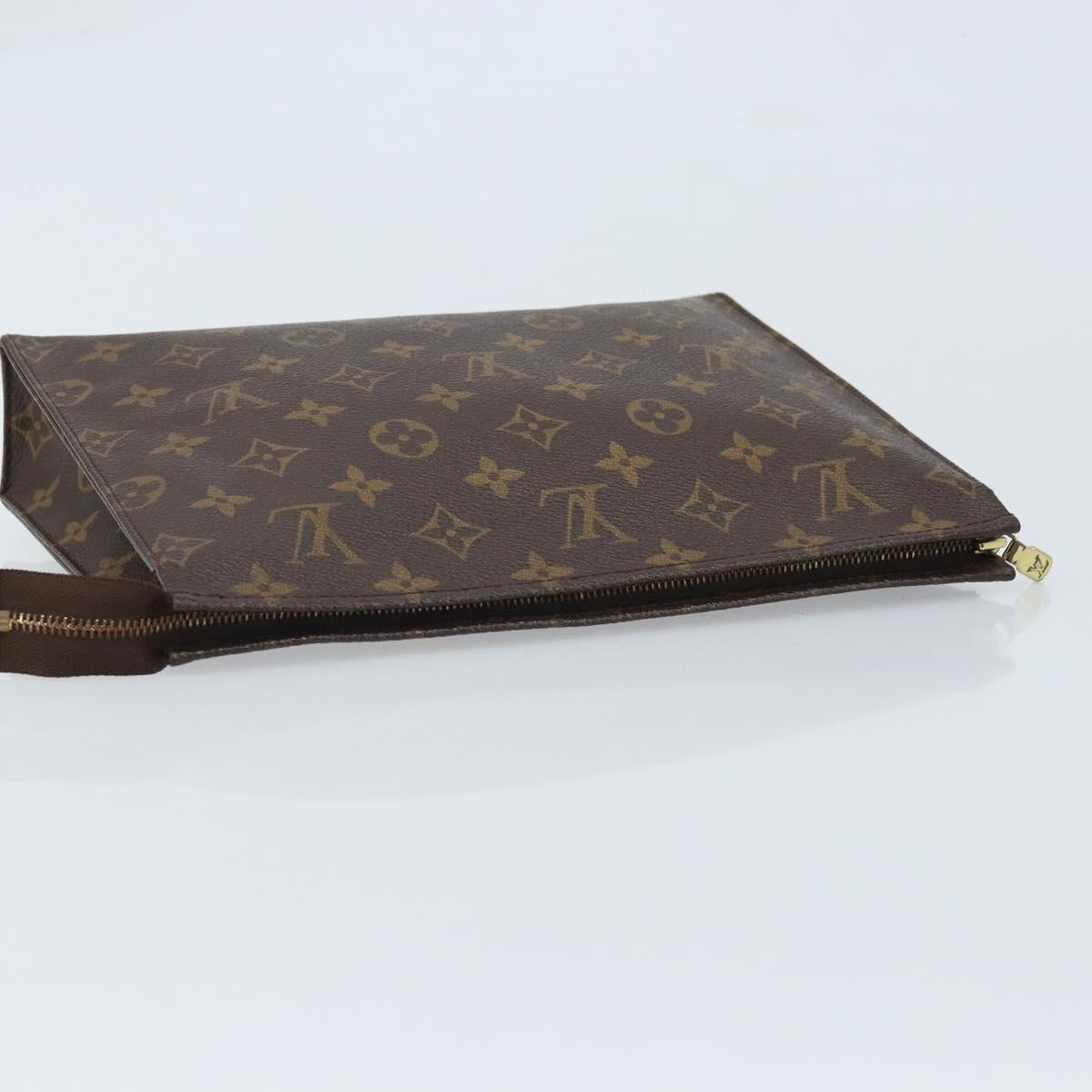 LOUIS VUITTON Monogram Poche Toilette 26 Pouch M47542 LV Auth mr2218
