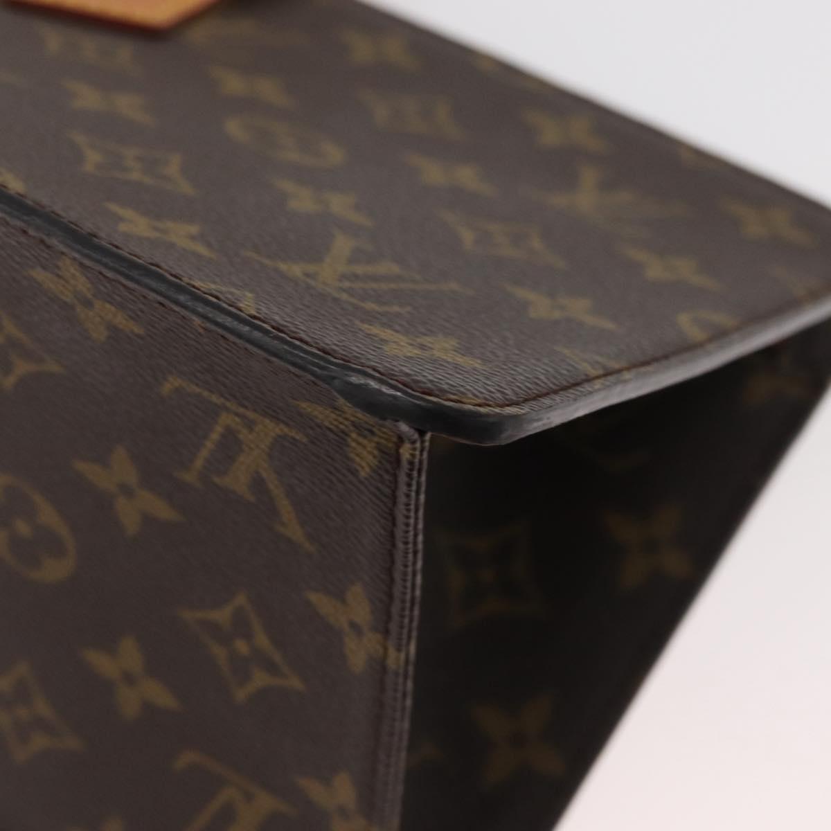 LOUIS VUITTON Monogram Sac Triangle Hand Bag M51360 LV Auth mr2234V
