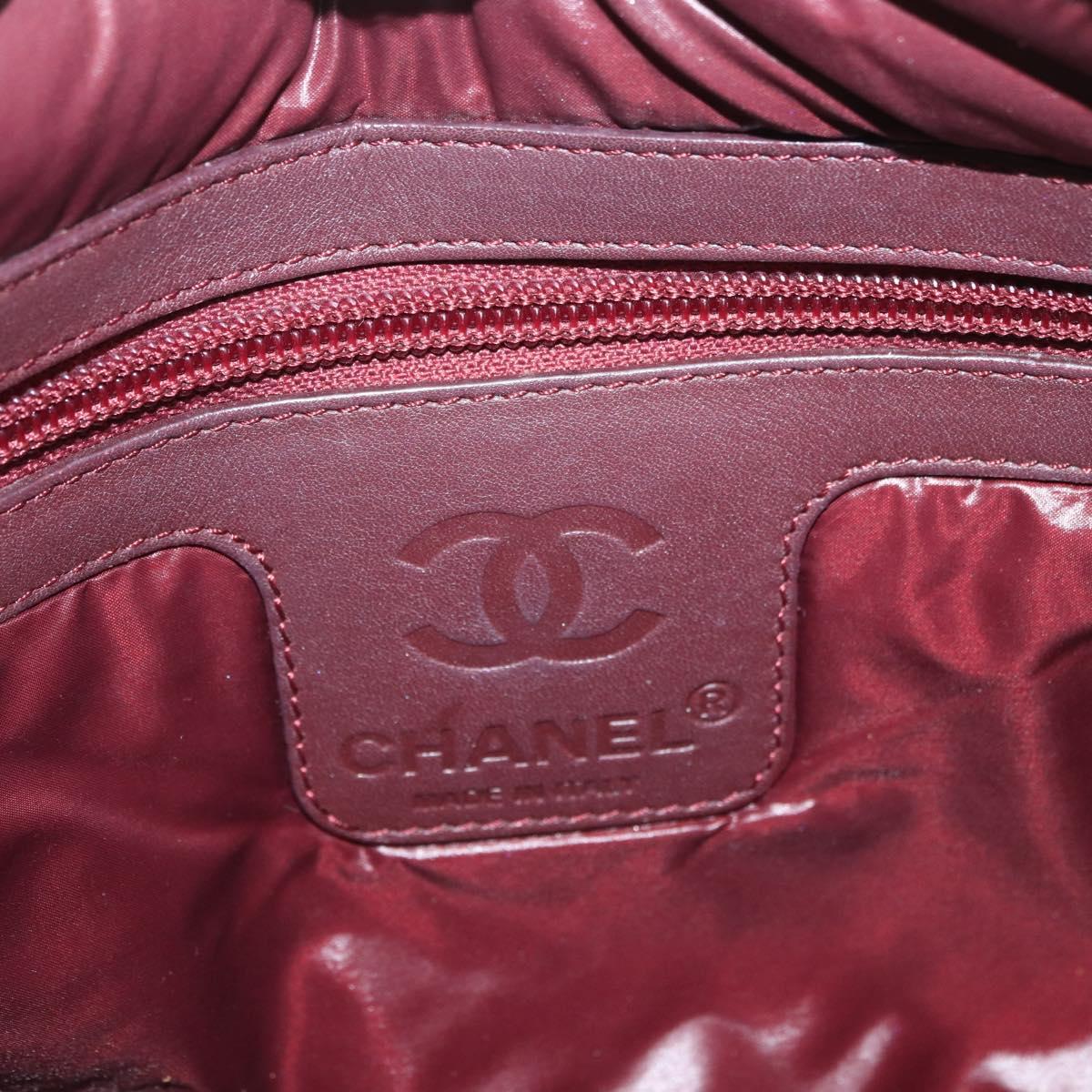 CHANEL Cococoon Shoulder Bag Nylon Black CC Auth mr2250V