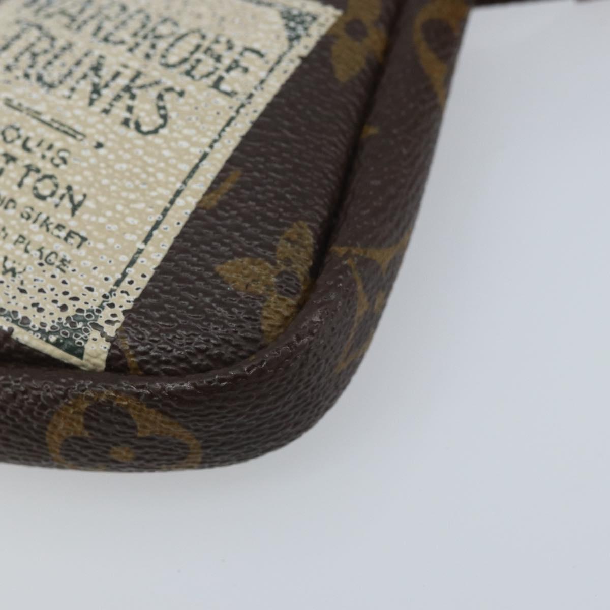 LOUIS VUITTON Monogram Label Collection Trousse Cre Pouch M63800 LV Auth mr2261