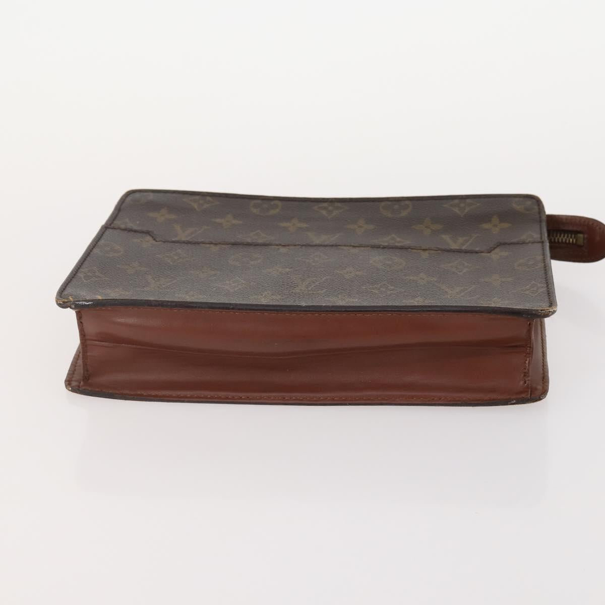 LOUIS VUITTON Monogram Clutch Bag 2 Set LV Auth mr2266