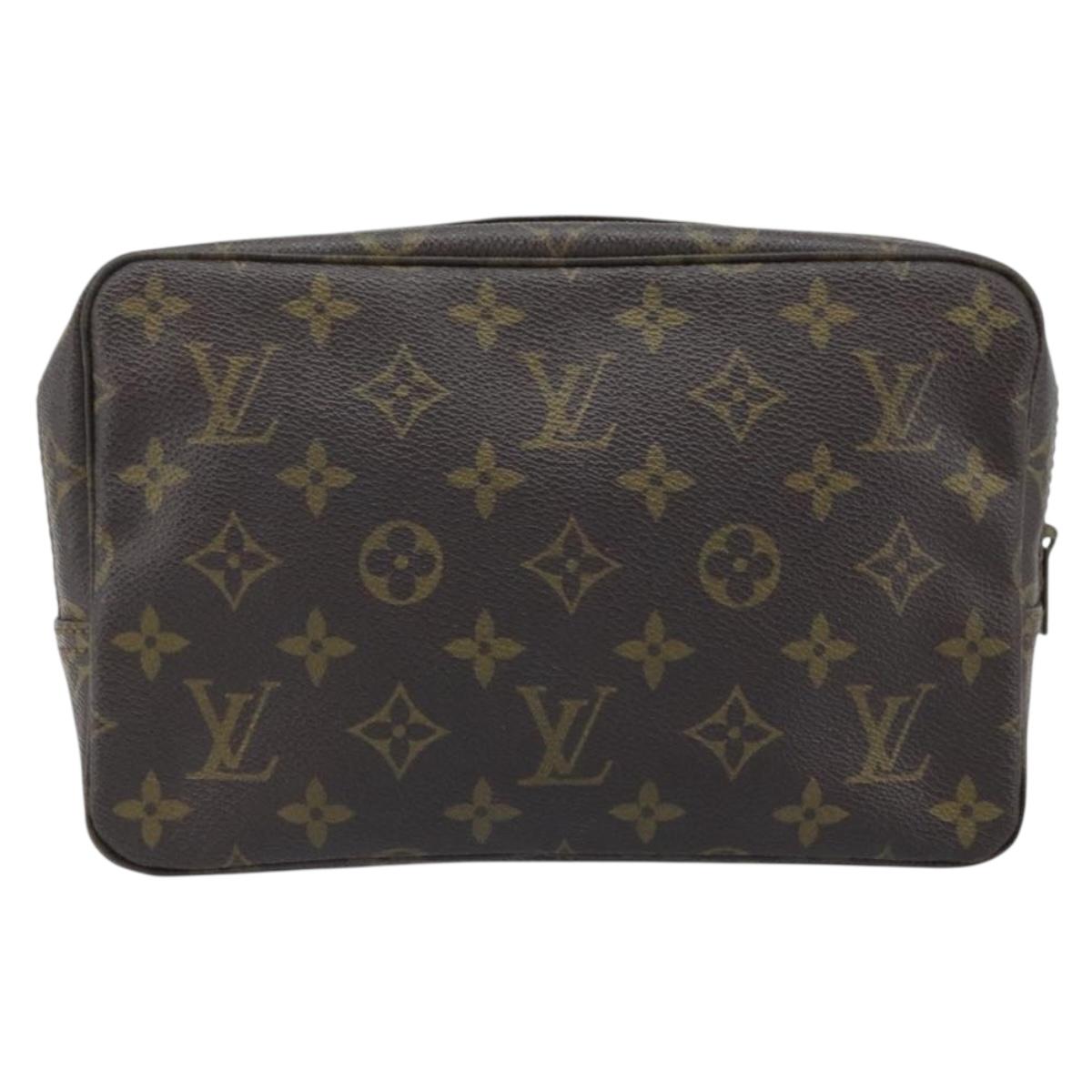 LOUIS VUITTON Monogram Trousse Toilette 23 Clutch Bag M47524 LV Auth mr2282
